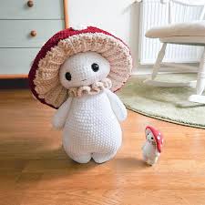 crochet mushroom